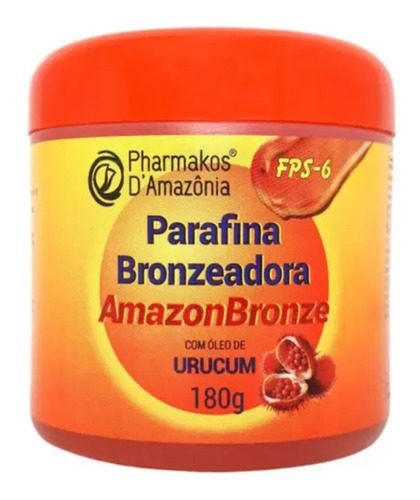 Bronzeador Parafina Amazon Bronze Pharmakos 180g