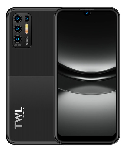 Twl F2x Teléfonos Dual Sim Smartphone Auriculares De Regalo 2gb Ram+16gb 6.53 Pulgadas Hd Con Desbloqueo Facial Android 10 Dorado 3500mah