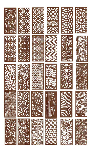 Celosía Decorativa En Mdf De 6mm Múltiples Diseños