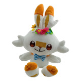 Muñeca Peluche Pokemon Scorbunny Ponyta Sylveon Con Escud