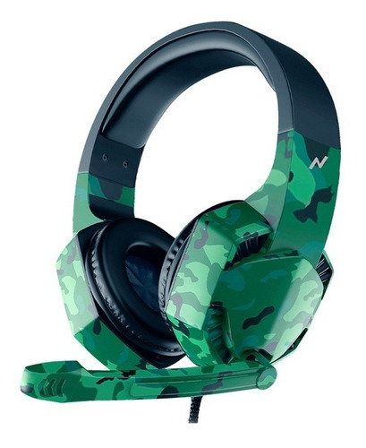 Auricular Noga St-238 Gamer Ps4 Headset Micrófono Camuflado