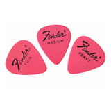 Plumilla Fender Para Guitarra 12 Pzs Mixta 351 Pink 