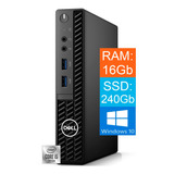 Mini Pc Dell Core I5 10ª Geração Ddr4 16gb Ssd 240gb