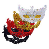 Máscaras Carnaval Para Parejas Antifaz Ahuecado Sexy 4 Pcs