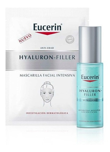 Eucerin Combo Anti Edad Hyaluron Filler Booster + Máscara 