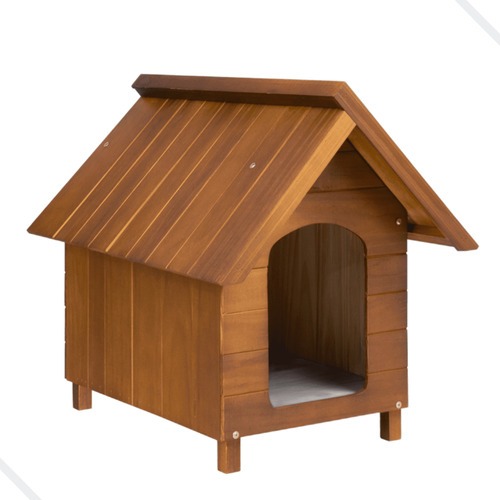 Casinha Casa De Madeira Pet Para Cachorro Cães Resistente N1