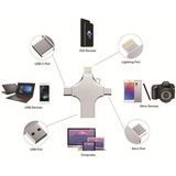 Memoria Usb 64 G Teléfono Móvil Computadora Interfaz 4 En 1