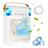 Ventilador C/ Umidificador Recarregavél Branco 