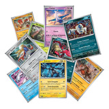Kit 12 Cartas Pokémon Lendários Fenda Paradoxal Ev4