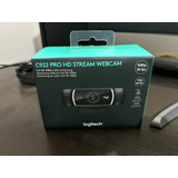 Camara Webcam Logitech C922 Stream Con Trípode Color Negro