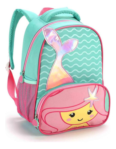 Mochila Bolsa Infantil Escola Creche Bichinho Animais Zoop