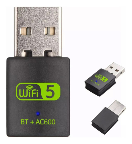 Adaptadores Wifi 600m De Doble Banda 2.4g/5g Y Bluetooth 5.0