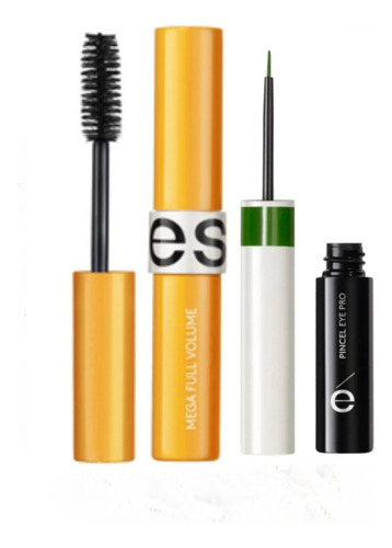 Mascara De Pestañas Mega Volumen+ Delineador Liquido Esika