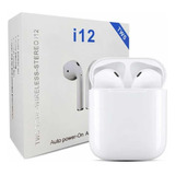 Auriculares Bluetooth I12 Tactil Ios Android Blanco Apa