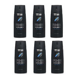 6 Pack Axe Alaska Mens Deodorant Body Spray, 150ml