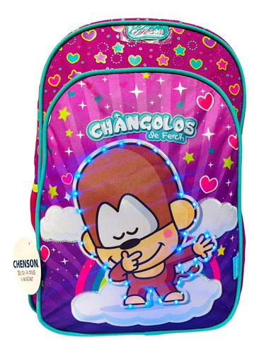 Mochila Changolo Original Con Luz Chenson Uso Rudo