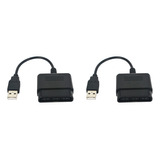 2 Cables Convertidores Usb Para El Juego Ps2 Dualshock Joypa