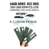 16gb Ddr3 Ecc Reg   Pc3-10600 Ddr3-1333mhz