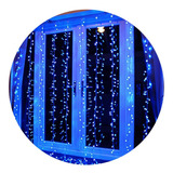 Luz Cascada 6x1 Metros 480 Led Luces Navidad Azul6x1480la