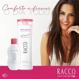 Kit Sabonete Liquido + Gel Lubrificante Intimo Morango Racco