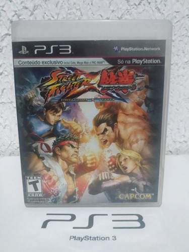 Jogo Street Fighter Vs Tekken Ps3 Midia Física R$45