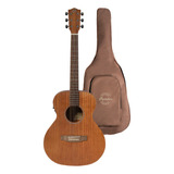 Guitarra Electroacustica Bamboo Mahogany Tapa Solida +funda