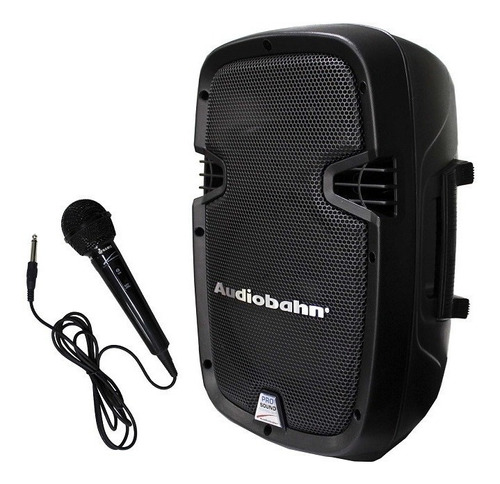 Bocina Audiobahn Acs-8abfm Portátil Con Bluetooth Negra 100v/240v 