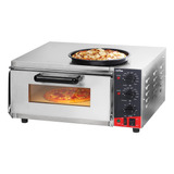 Crosson Horno De Pizza Comercial De 16 Pulgadas Con Piedra D