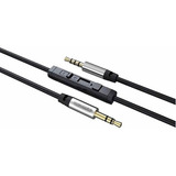 Cable Auxiliar Con Micrófono Manos Libres Ezra La01 De 1.5m