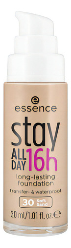 Base De Maquillaje Essence La Base De Maquillaje En Botella De Cristal Tiene Textura Supersuave, Le Proporciona Al Cutis Un Aspecto Uniforme Y Dura Hasta 16 Hs. Soft Sand Base De Maquillaje De Larga D