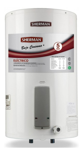 Termotanque Electrico Sherman 85 Lts De Pie Carga Superior