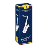 Palheta Vandoren Sax Tenor Nº 3.0 Caixa C/ 5 Unidades