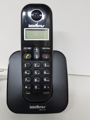 Telefone Intelbrás Sem Fio Ts3110 Preto Mostruário
