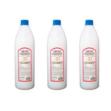 3 Botellas De Crema Oxidante Marca Silkey 30 Vol.