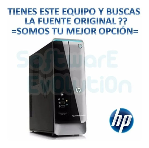 Fuente De Poder Hp Slimline S5-1002la 633195-001 Facturada W