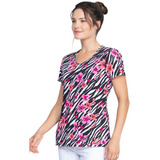 Top D Uniforme Clinico Estampado, Dickies Stpi, Mujer 852