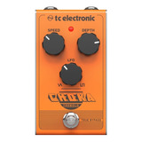 Pedal De Efecto P/guitarra Tc Electronic Choka Tremolo Color Naranja Claro