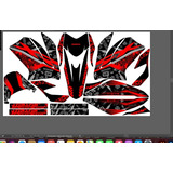 Stickers, Calca, Vinil, Para Moto Pulsar Rs200 Mod-181