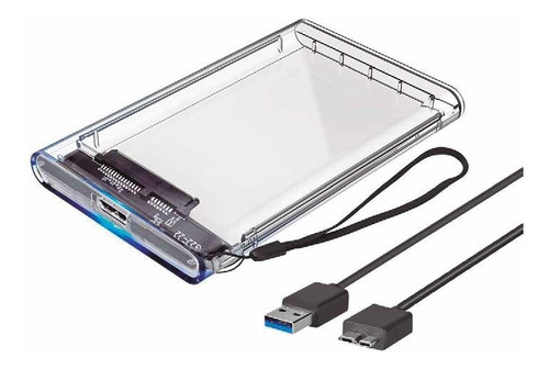 Cofre Disco Duro Externo Transparente 2.5 Usb 3.0 Tecnolab