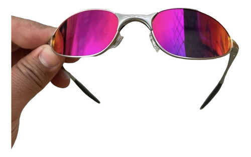 Óculos De Sol Juliet Wire 2.0 Plasma Lente Tanzanite Preto 