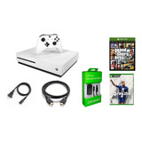 Xbox One S 500gb 2games Fifa Y Gta Kit Juega Carga 