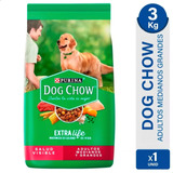 Alimento Dog Chow Adulto Mediano Grande Salud Visible 3kg