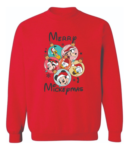 Buzos Busos Cr Navideñas Bolas Navidad Mickey Mouse Y Amigos