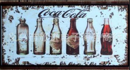 Chapa Patente Decorativa Vintage Cartel 30x15 Coca Cola 