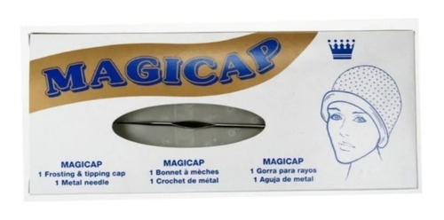 Gorro Magicap Siliconado Claritos Mechas C/ Aguja Reusable