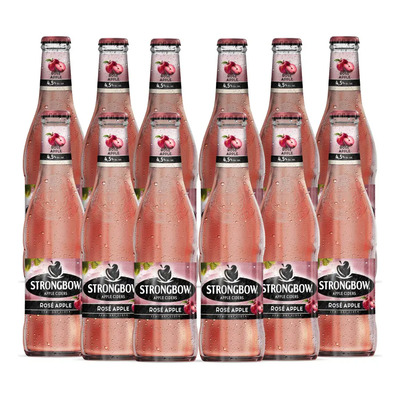 Sidra Strongbow Rosé 12 Pack Botella 330 Ml | MercadoLibre