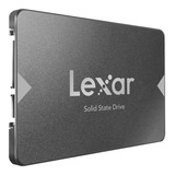 Disco Sólido Interno Hd Ssd Lexar Lns100 De 120 Gb, Color Gris