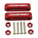 Jdmspeed Anodized Red Hood Spacer Hood Riser 3/4  Reemplazo 