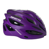 Casco Benotto Ruta Mv50 Crostis Morado / Blanco Color Morado/blanco Talla M