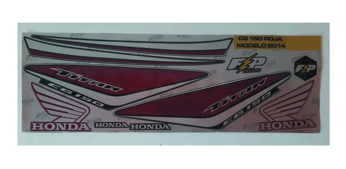 Kit Calco Honda Titan 150 2014. Tmparts